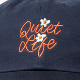 The Quiet Life - Floral Script Dad Hat (Navy)